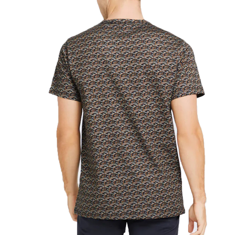 T-shirt GUESS Brown Monogram Logo M3GI26 K8FQ4