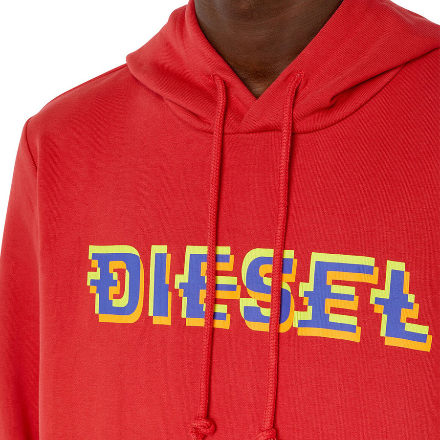 Bluza Męska DIESEL A06510 0HAYT-9XX Czerwona