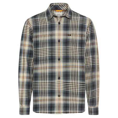 Koszula Męska CAMEL ACTIVE 409117-6S17-88 w kratę Szara