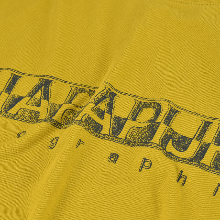T-shirt Męski NAPAPIJRI NP0A4F9O Limonkowy
