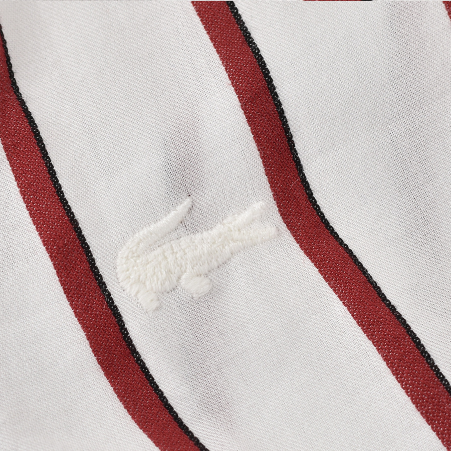 Koszula Damska LACOSTE GA321E04E Bialo-bordowa