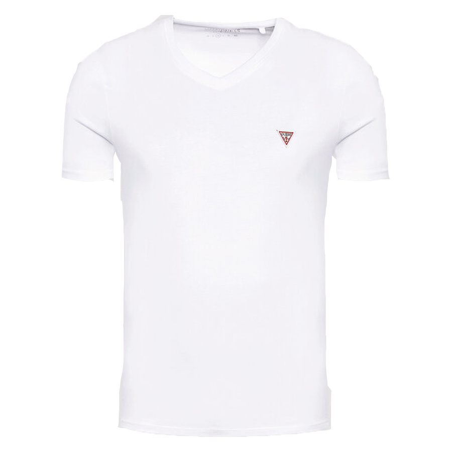 T-Shirt Meski GUESS M1RI37 I3Z11 Bialy Slim Fit