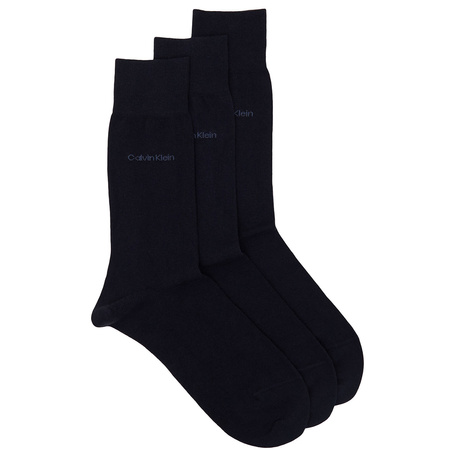 Skarpety Męskie CALVIN KLEIN 3-PACK 701226014 Granatowe
