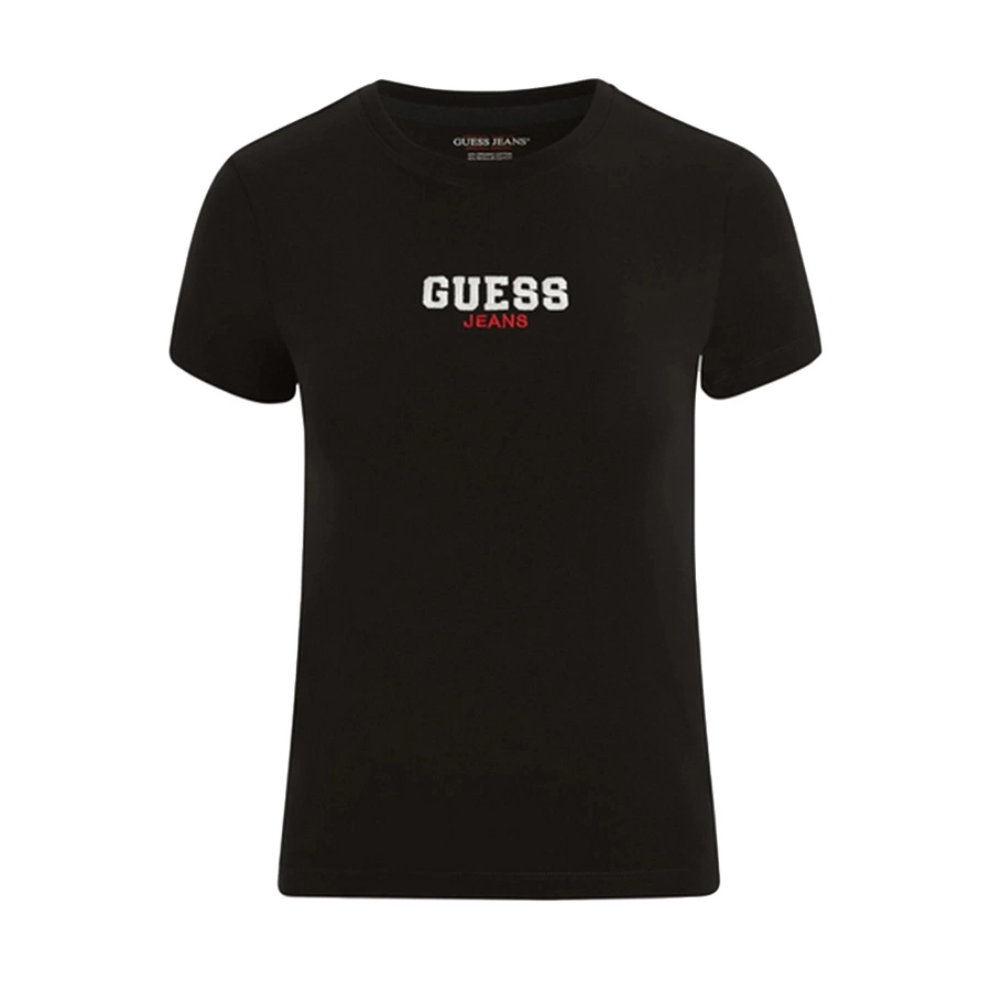 T-shirt Damski GUESS W4YI64KA0H1 Czarna