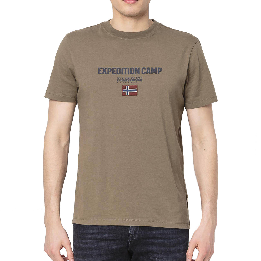 Napapijri T-Shirt meski N0YIIX Khaki 