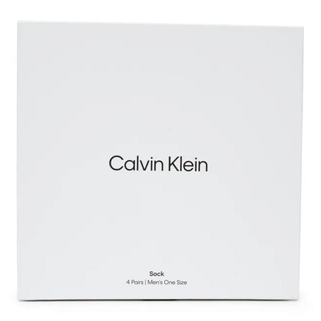 Skarpety Męskie CALVIN KLEIN 4-PACK 701229430 Czarny/Szary