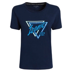 T-shirt Damski GUESS W2RI14 K9RV0 Granatowy