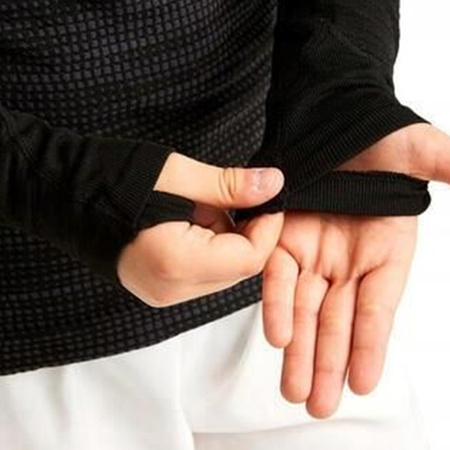 Dziecięca Koszulka Termoaktywna KIPSTA Czarna