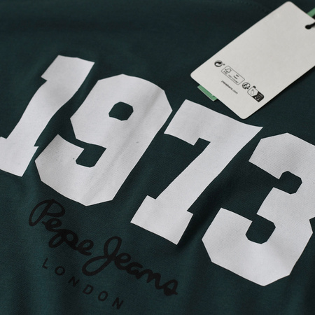 T-shirt Męski PEPE JEANS Oldwive PM508942 Zielony