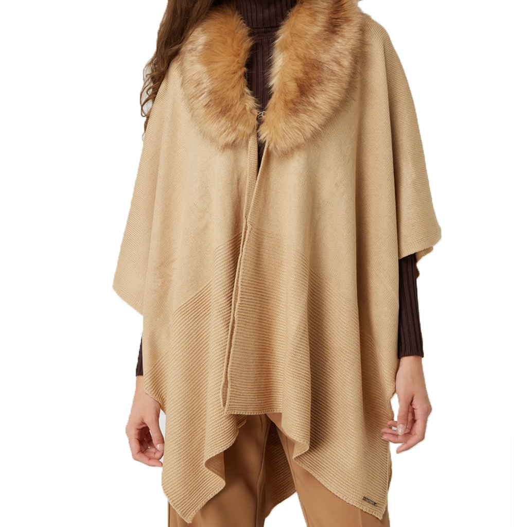 Ponczo LAUREN RALPH LAUREN 454823008 Brązowe