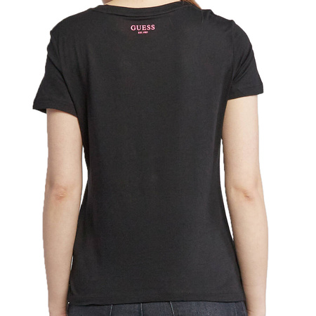T-shirt Damski GUESS Logo W2RI14 K9RV0 Czarny