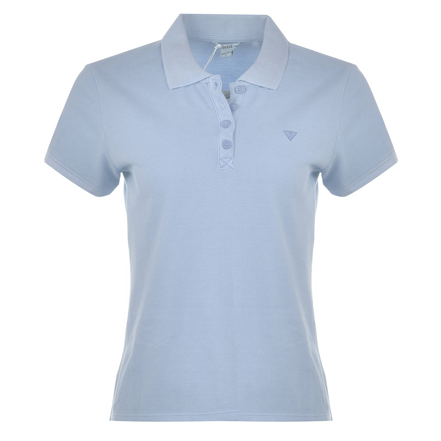 Polo GUESS Logo Pique W1YP38 RAQS0 Slim Fit