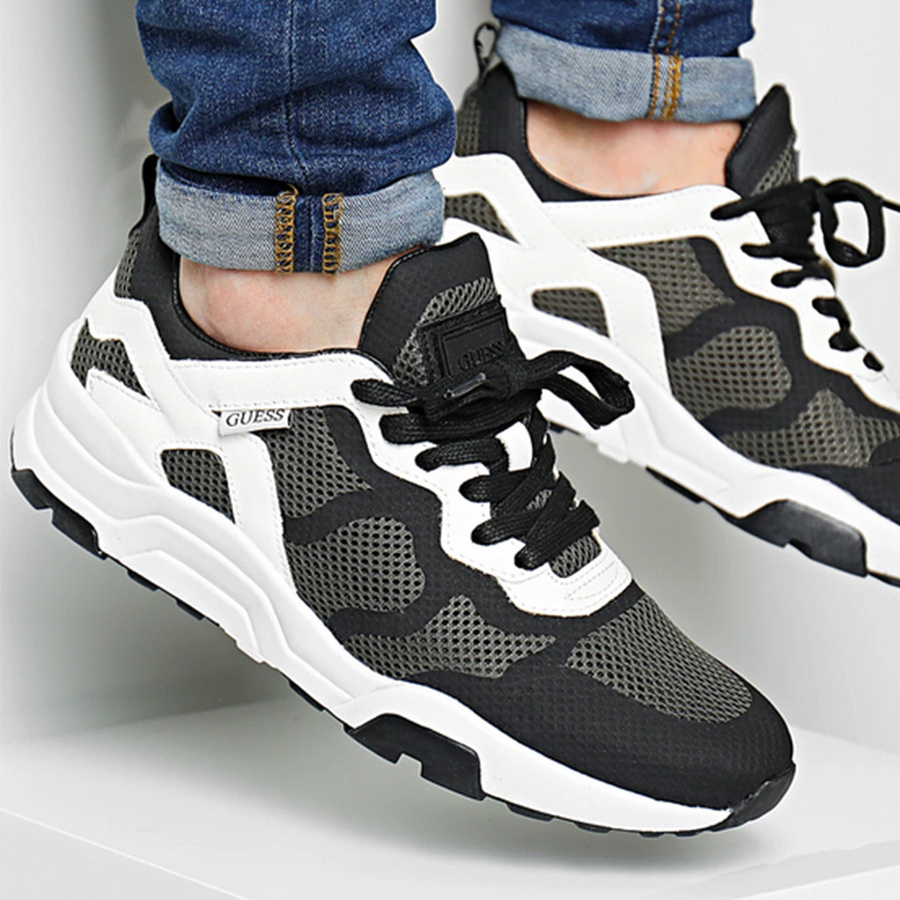 Buty Męskie GUESS FM6FISFAB12 BLKWH