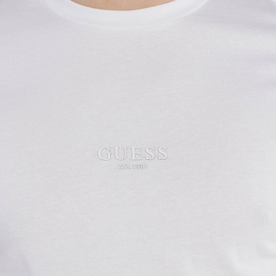 T-shirt Męski GUESS M2YI72 I3Z14 Biały Slim Fit