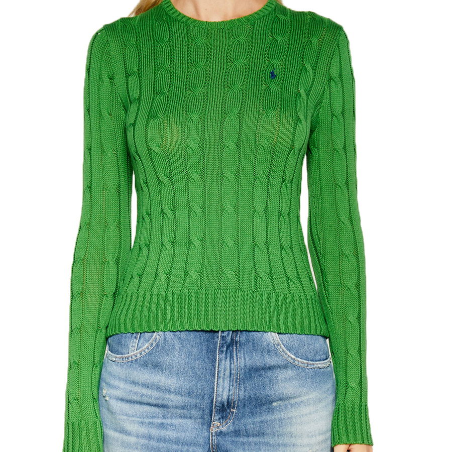 Sweter Damski POLO RALPH LAUREN 211891640 Zielony