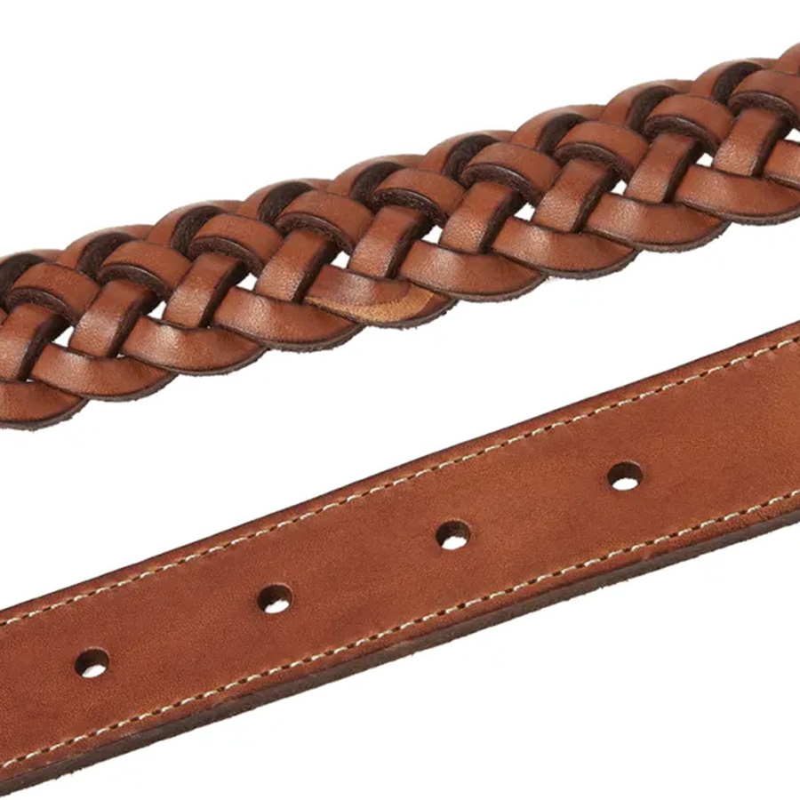 Pasek Skórzany POLO RALPH LAUREN 405727367 Brązowy