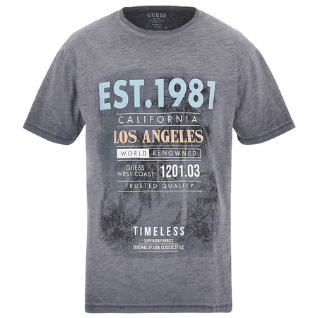 T-Shirt Męski GUESS Logo M3GI17K6XN4 Szary