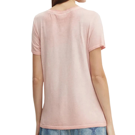 T-shirt Damski GUESS Logo W4BI42 K9SN1 Różowy