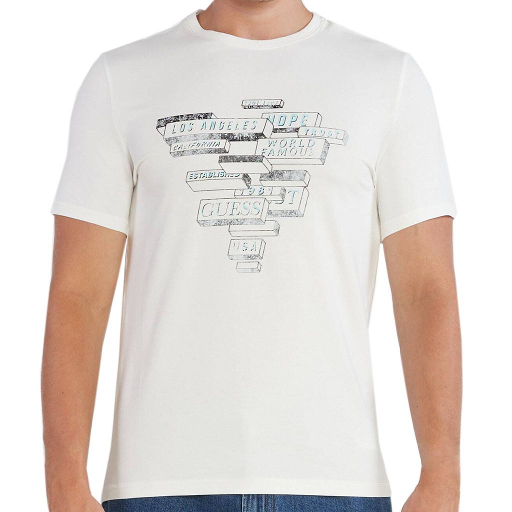 T-Shirt GUESS ABSTRACT TRIAN M3YI23 J1314