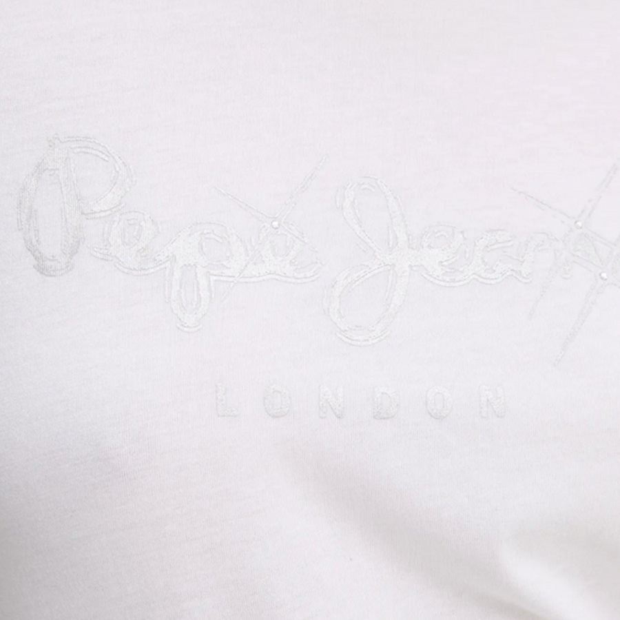 T-shirt PEPE JEANS Leticia PL505997 Biały