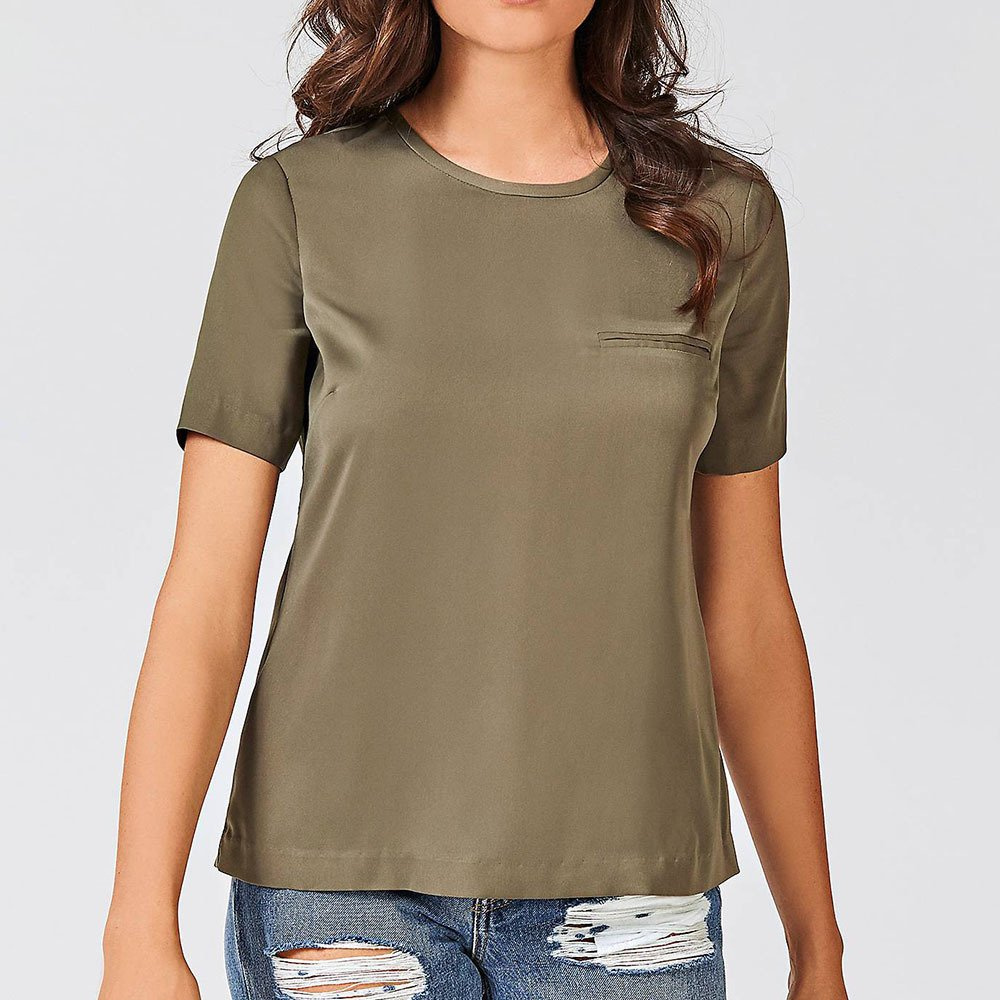 T-SHIRT GUESS DAMSKI ZIELONY W83H53WAF20 DUO S