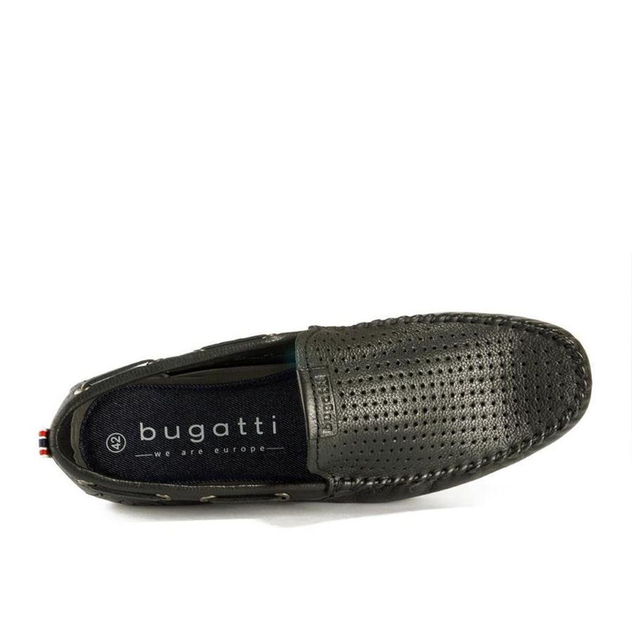 Mokasyny Męskie BUGATTI 321 70463 1000 Czarne