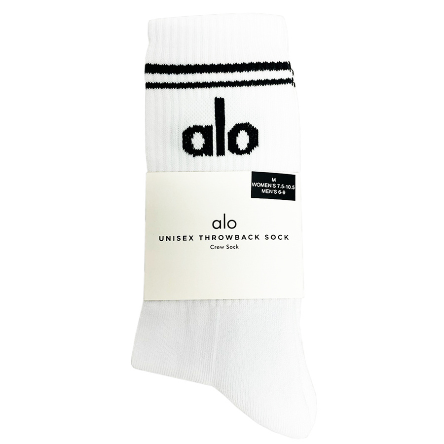 Skarpety ALO YOGA A0339U UNISEX Białe