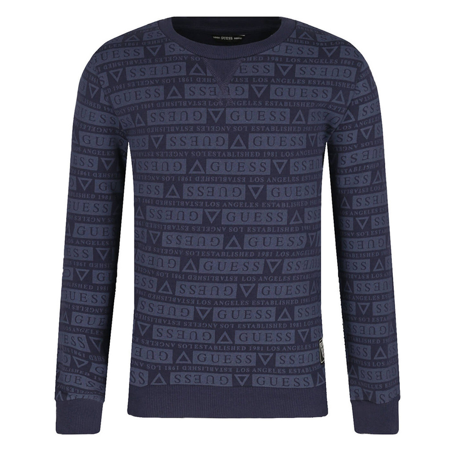 Bluza Dziecięca GUESS Logo L1YQ00 KA6R0 Granatowa