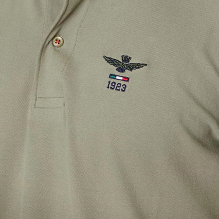 Koszulka Polo Aeronautica Militare 242PO1799P191 Zielona