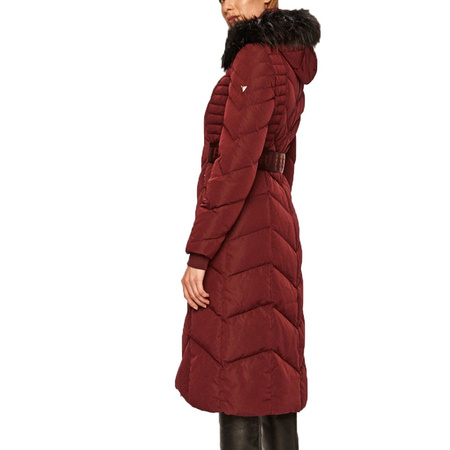 Płaszcz Damski GUESS W94L83 W94G0 Bordowy