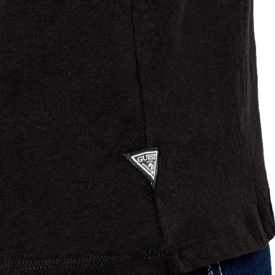 T-Shirt Męski GUESS M5RI43 K9RM1 Czarny