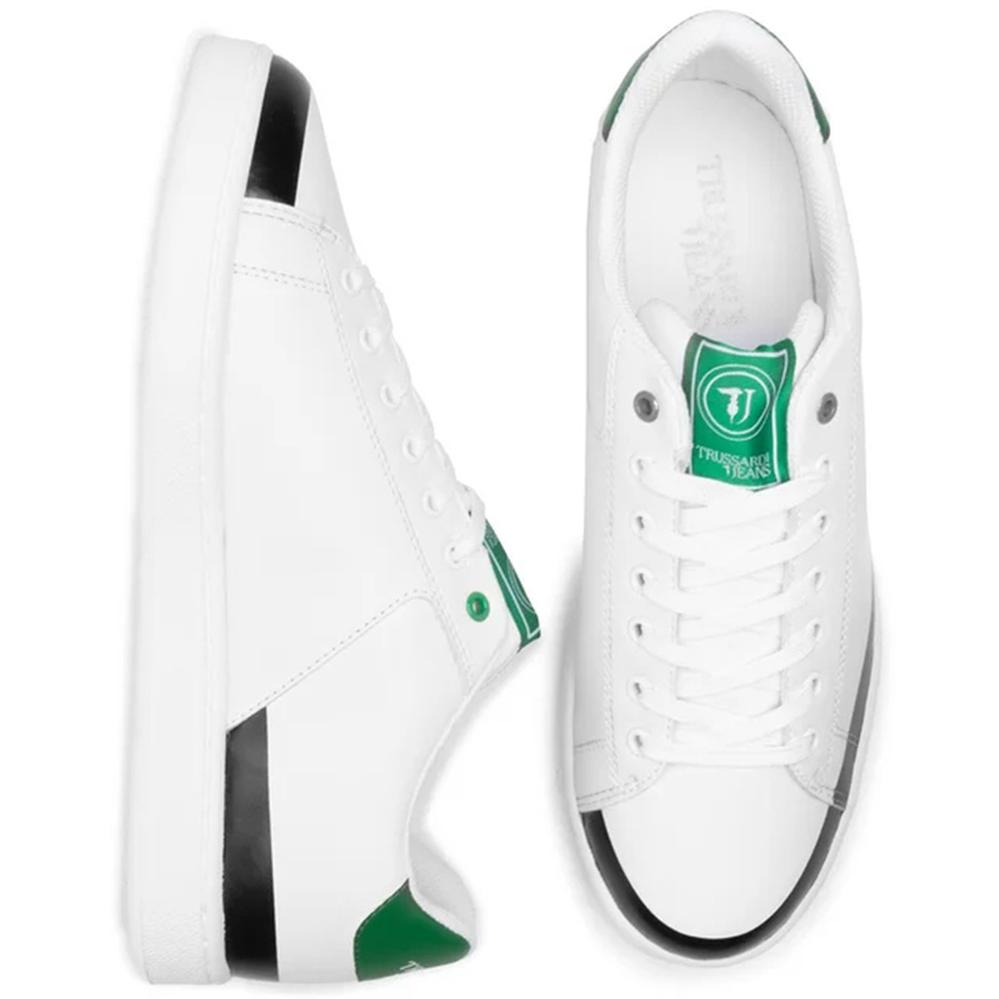Buty Męskie TRUSSARDI 77A00210 W706 Białe