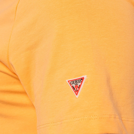 T-Shirt Męski Guess U1GA06 J1311 Pomarańczowy