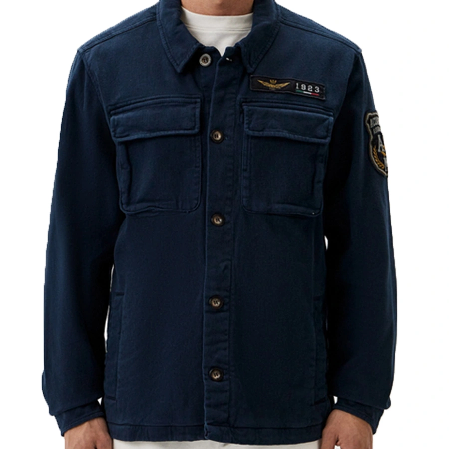 Kurtka Aeronautica Militare 242AC026CT3371 Granatowy