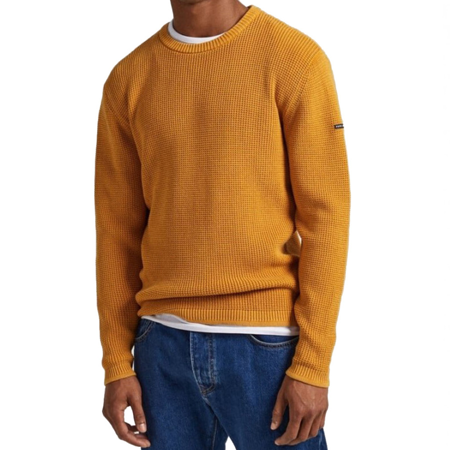 Sweter Męski PEPE JEANS Maddox PM702454 Pomarańczowy