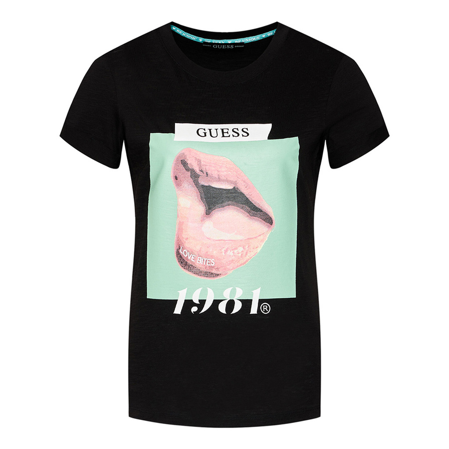 T-Shirt GUESS Odette Tee W1YI0T R8G00 Czarny