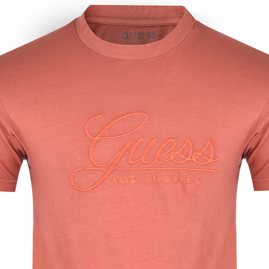 T-shirt Męski GUESS M1BI26 K8FQ1 Orange