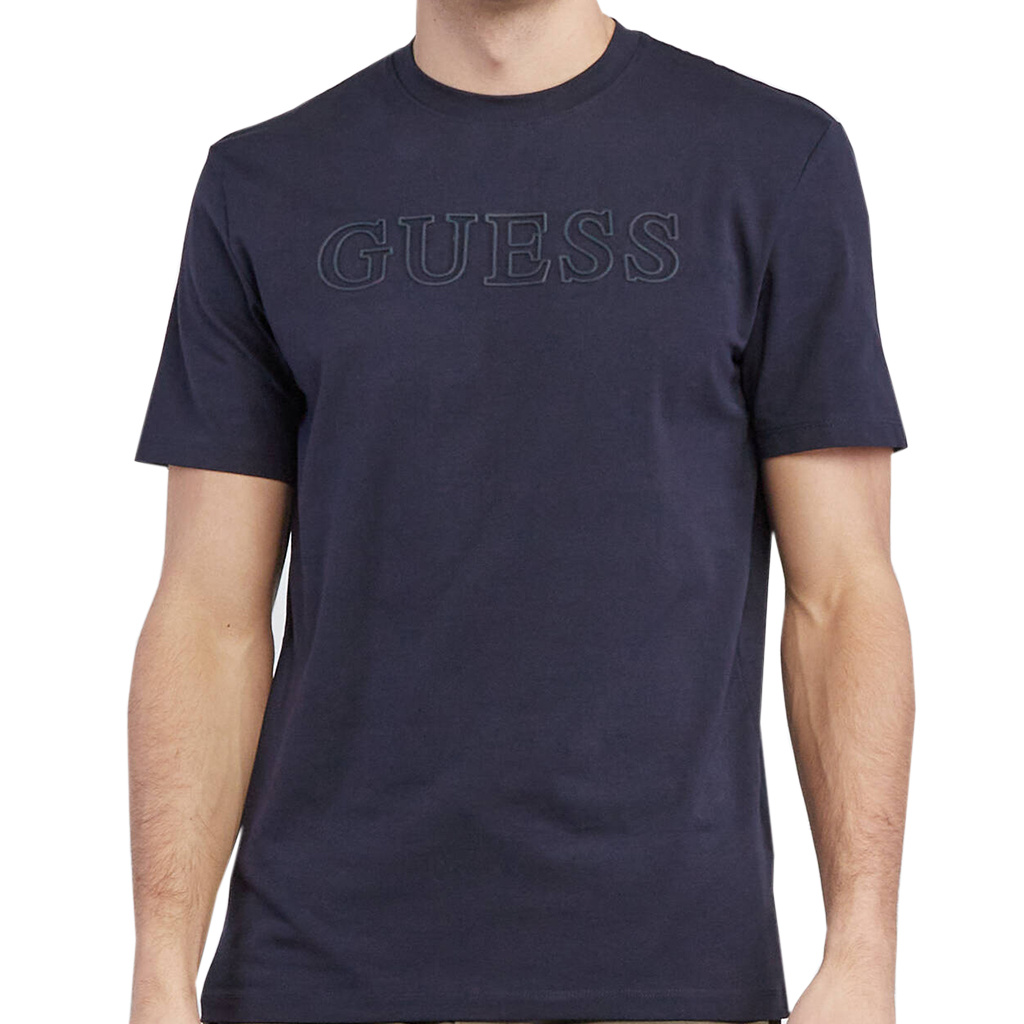 T-shirt Męski GUESS Alphy Z2RI10 J1311 Granatowy