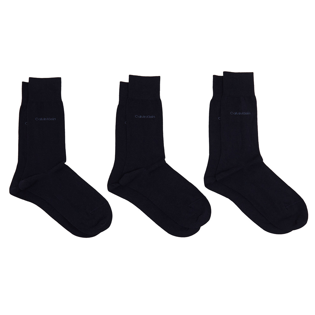 Skarpety Męskie CALVIN KLEIN 3-PACK 701226014 Granatowe
