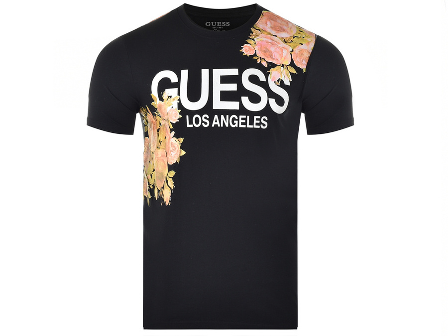 T-Shirt Meski GUESS Floral Logo M2BI75 K9RM3