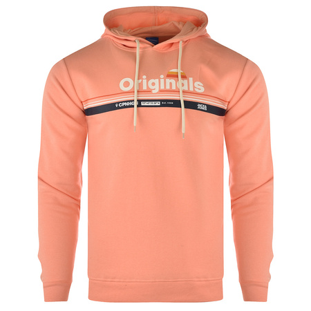 Bluza Meska JACK&JONES Logo 12163769 Lososiowy