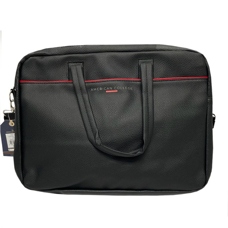Torba na laptopa AMERICAN COLLEGE 9615 Czarna