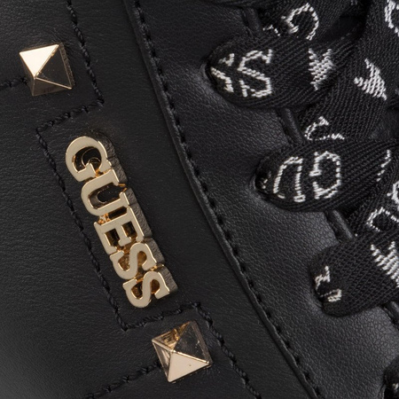 Sneakersy Damskie GUESS Portly FL5POR LEA12 BLACK