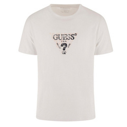 T-Shirt Męski GUESS Logo M3GI23 J1314 Biały