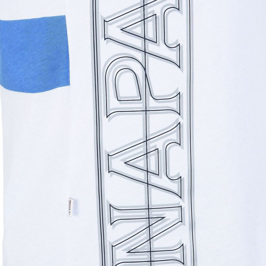 POLO NAPAPIJRI ERIP REGULAR FIT BIAŁY