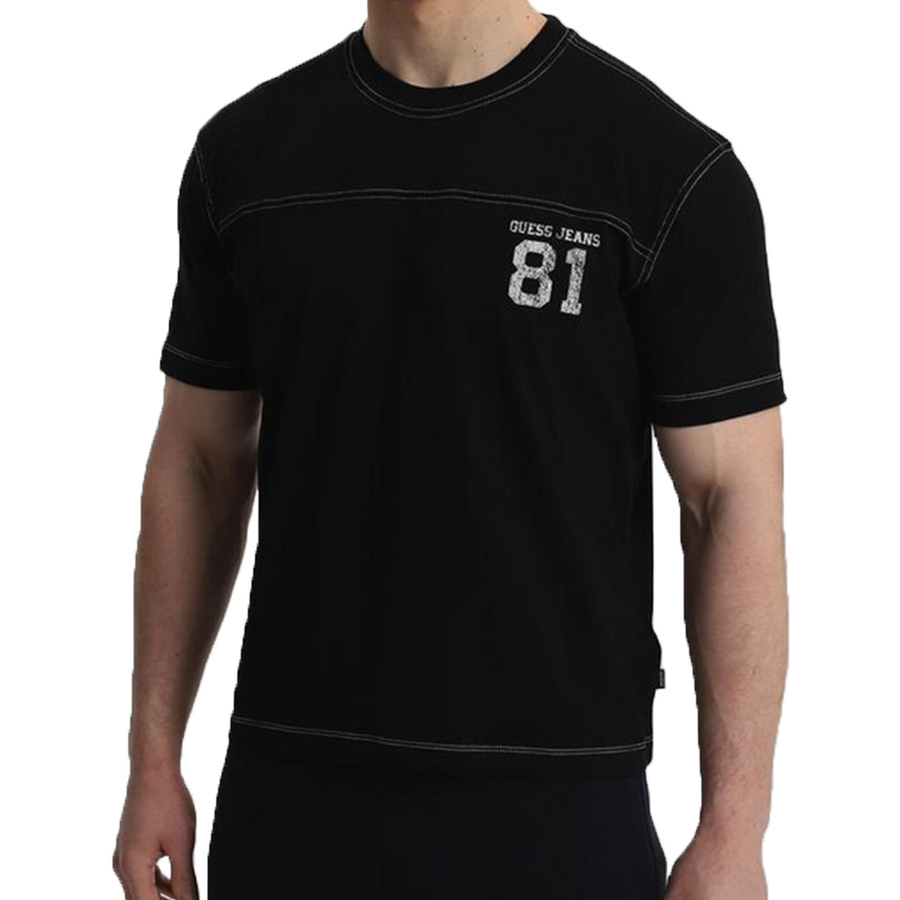 T-shirt Męski GUESS Logo M5RI73 K8FQ4 Czarny