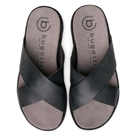 Klapki BUGATTI 311 73985 2600 1000 Czarny