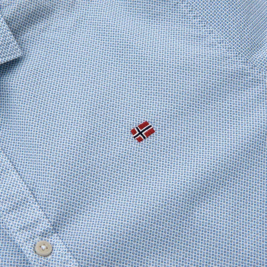 Koszula Męska NAPAPIJRI GASSIM N0YITU White Graph