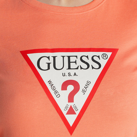 T-shirt Damski GUESS Logo W1YI1 BI3Z11 Orange