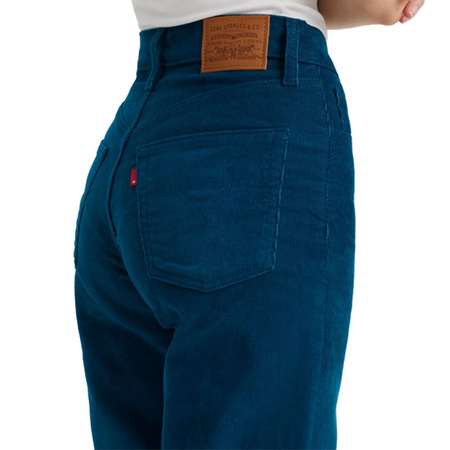 Damskie Spodnie Sztruksowe LEVIS 797550025 Niebieskie